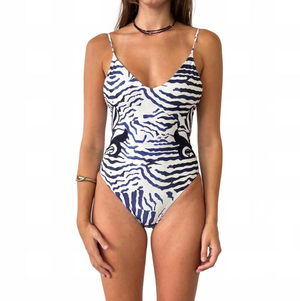 NEW CAROLINA K women's marietta one piece in animal shells